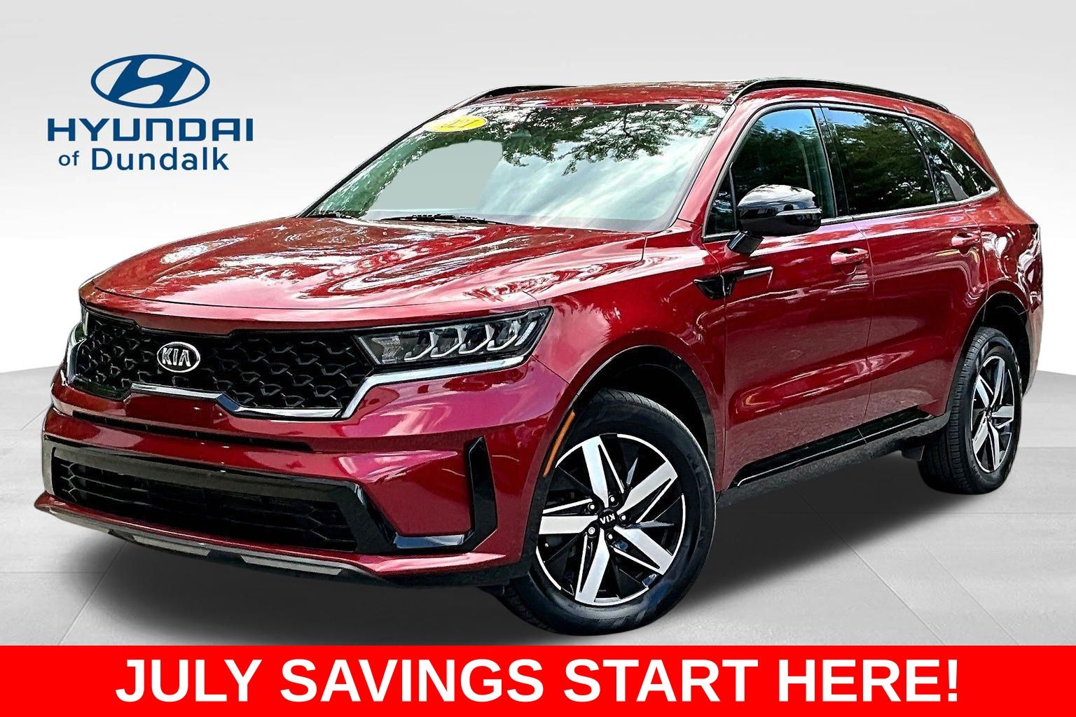 Passion Red Tintcoat 2021 Kia Sorento SUV / Crossover Front-Wheel Drive 8-Speed Automatic