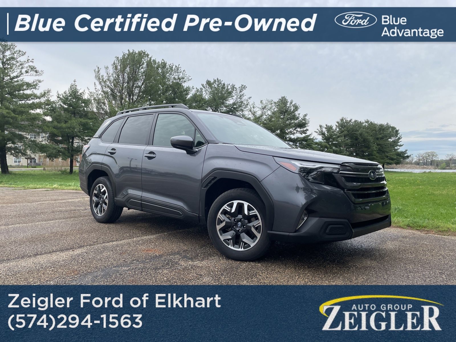 Magnetite Gray Metallic 2025 Subaru Forester SUV / Crossover All-Wheel Drive Continuously Variable Transmission