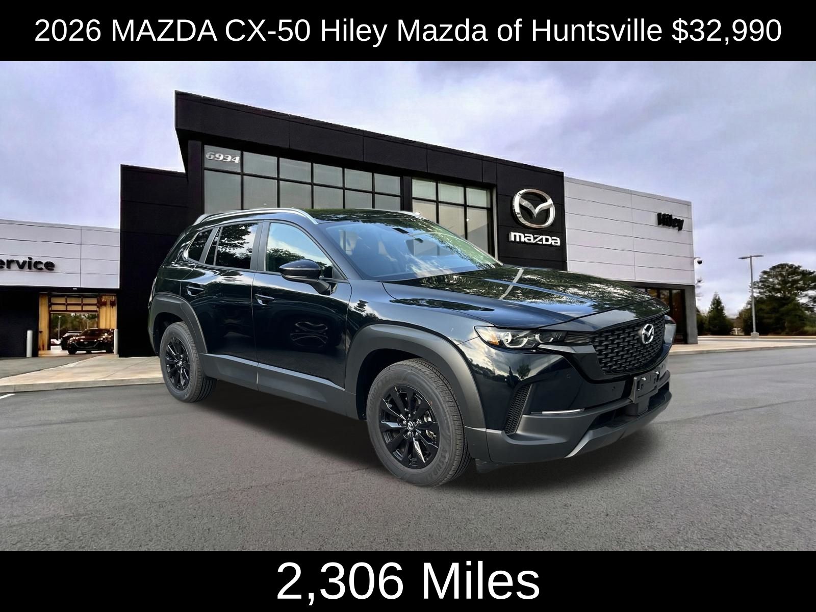 Jet Black Mica 2026 Mazda CX-50 SUV / Crossover All-Wheel Drive Continuously Variable Transmission