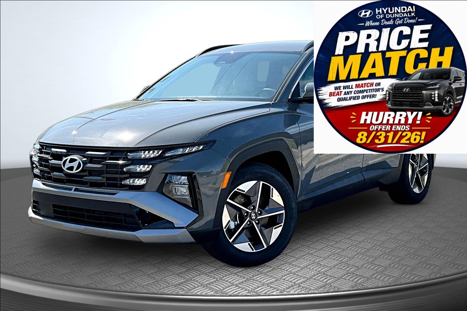 Hampton Gray 2026 Hyundai Tucson SUV / Crossover All-Wheel Drive 8-Speed Automatic