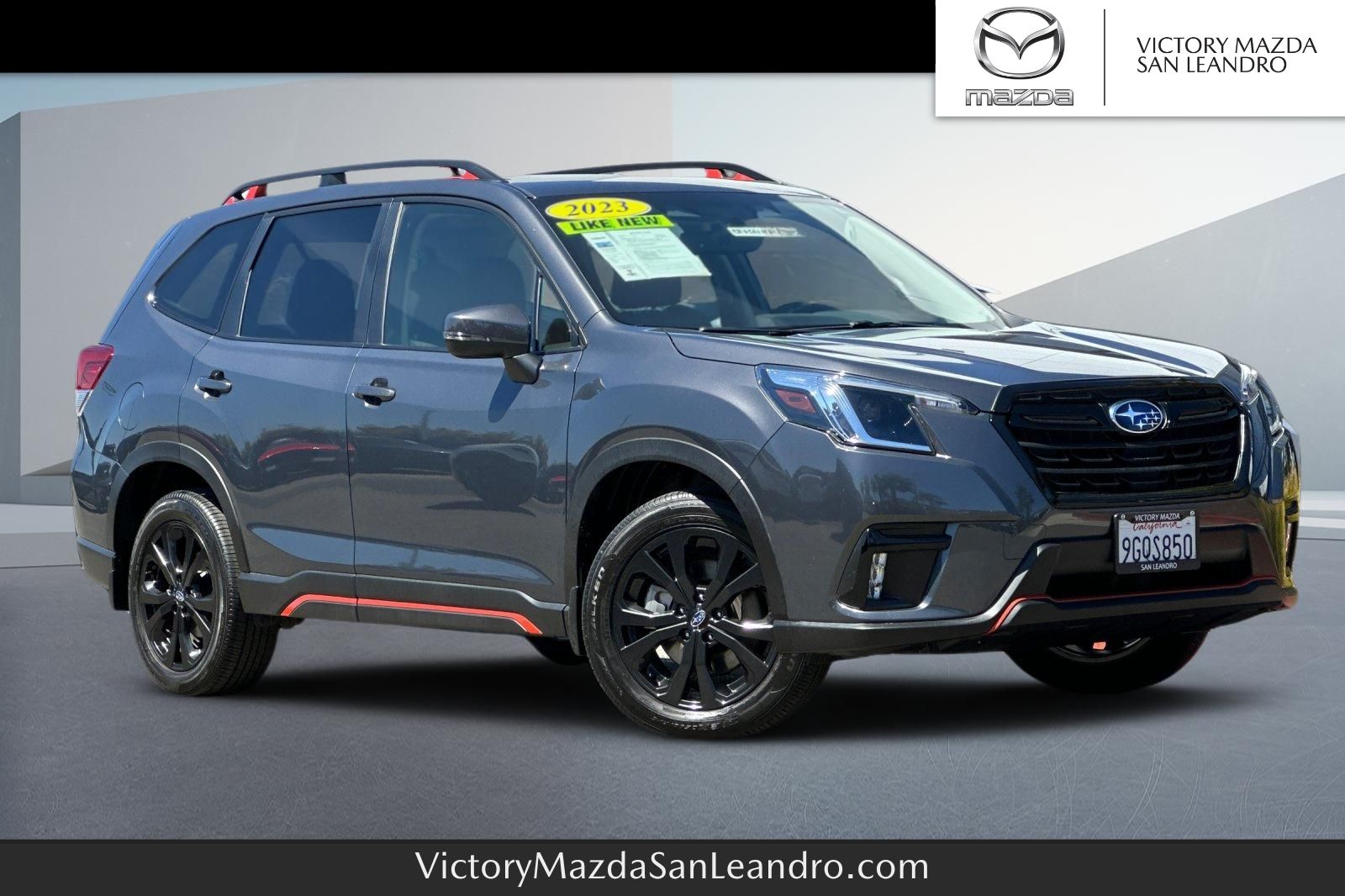 Gray Metallic 2023 Subaru Forester Sport Crossover AWD SUV / Crossover All-Wheel Drive Continuously Variable Transmission
