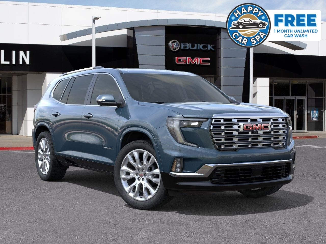 Downpour Metallic 2026 GMC Acadia SUV / Crossover Four-Wheel Drive 8-Speed Automatic
