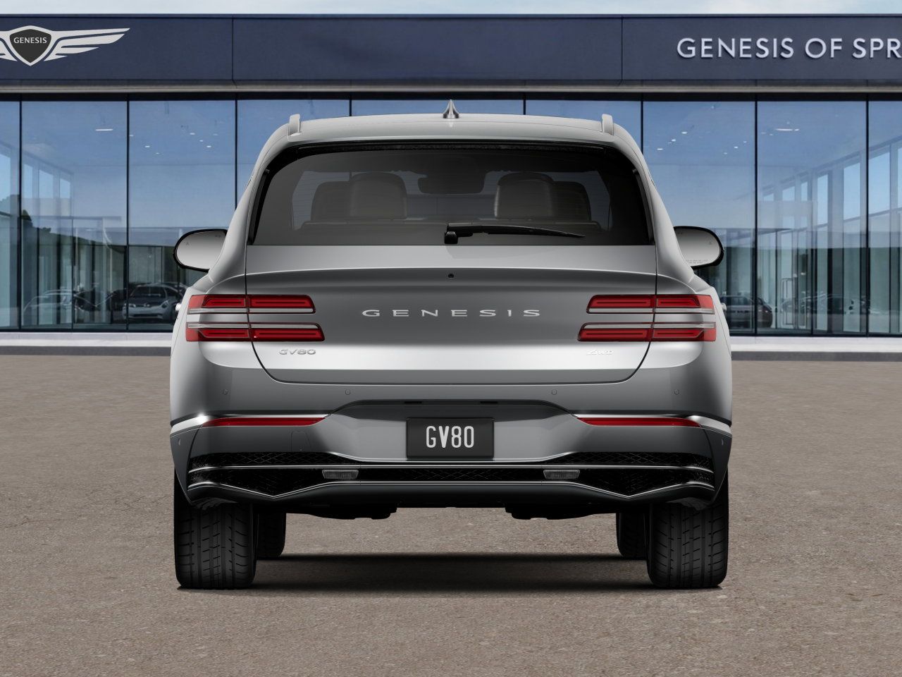2026 Genesis GV80 2.5T Prestige Silver at Genesis of Spring