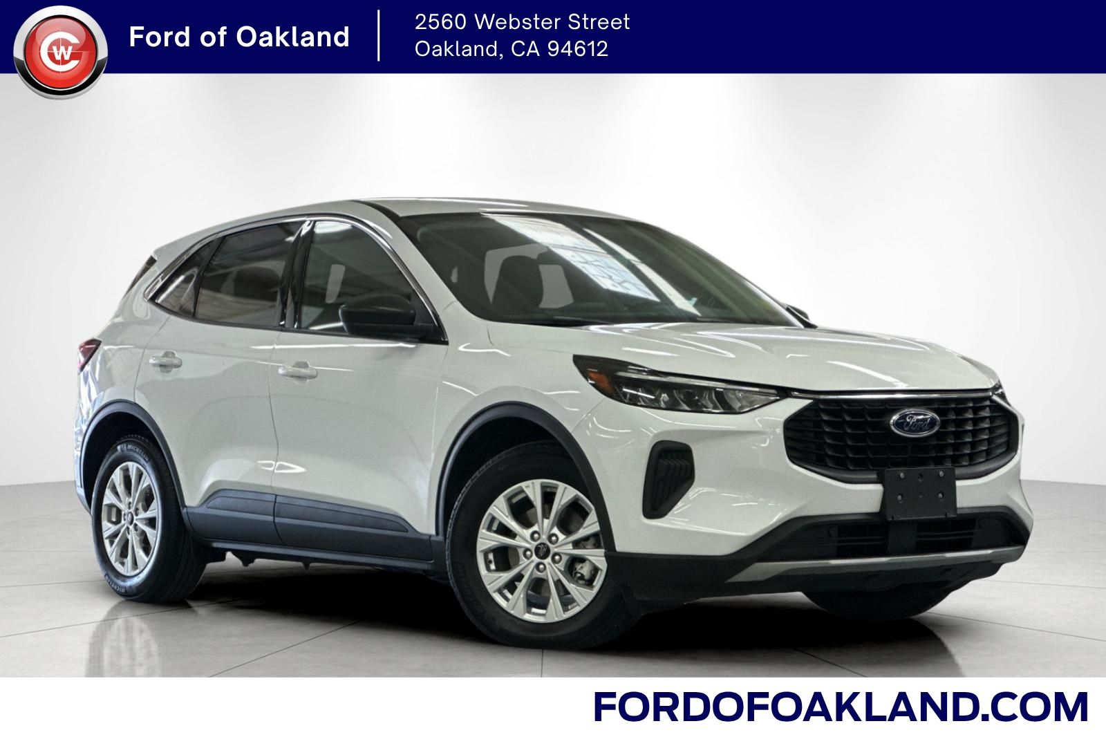 Oxford White 2024 Ford Escape SUV / Crossover Front-Wheel Drive 8-Speed Automatic