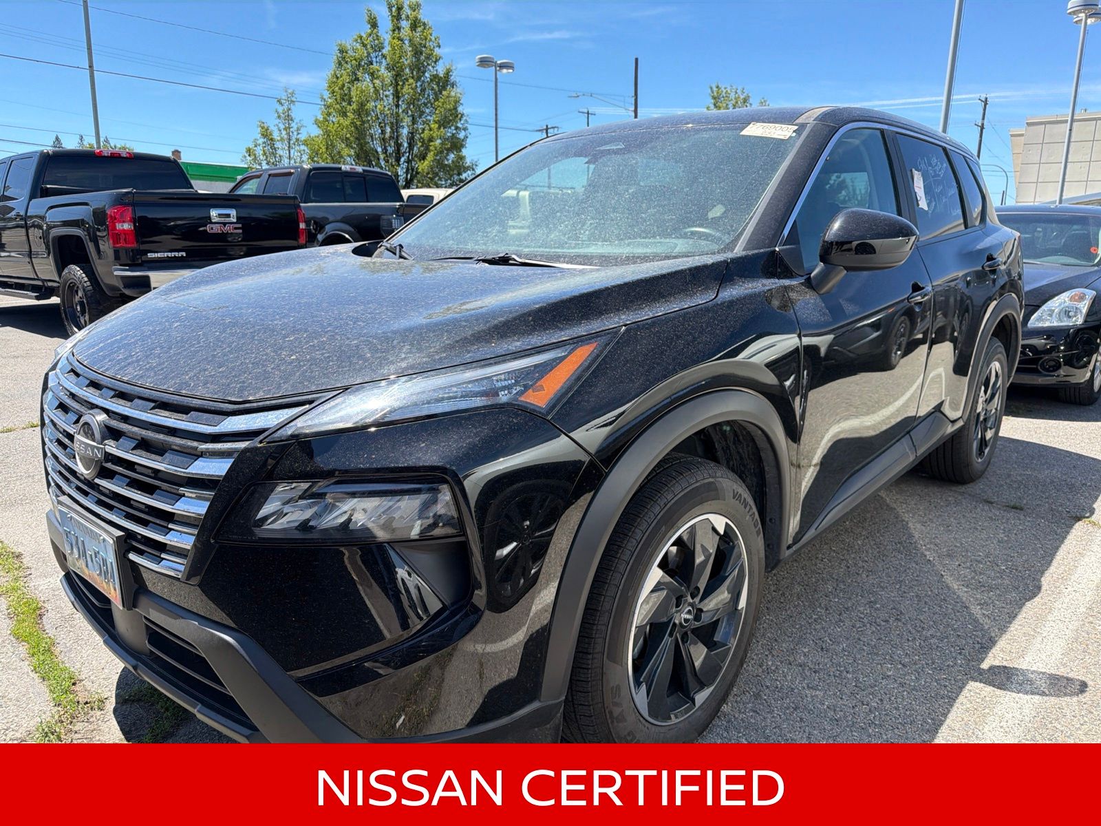 Super Black 2025 Nissan Rogue SUV / Crossover All-Wheel Drive Continuously Variable Transmission
