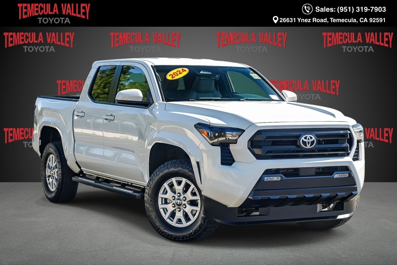 Ice Cap 2024 Toyota Tacoma SR5 Double Cab 4WD Pickup Truck Four-Wheel Drive 8-Speed Automatic