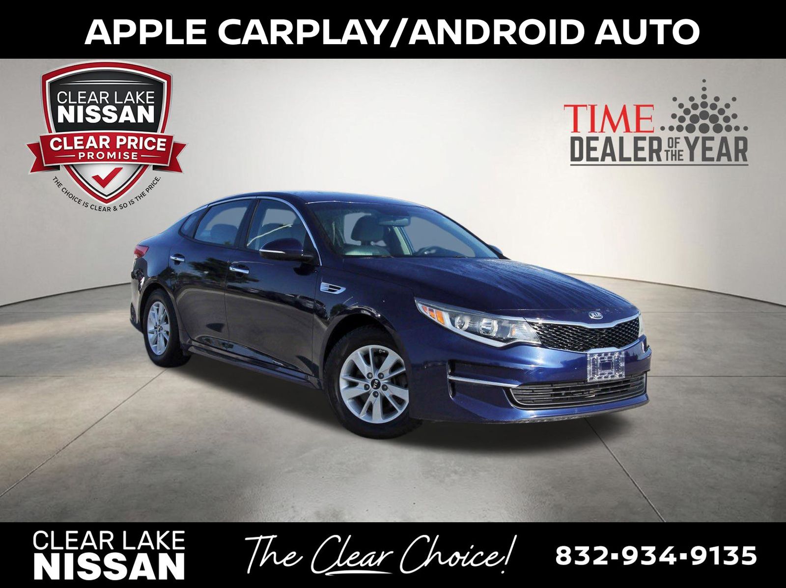 Horizon Blue 2018 Kia Optima Sedan Front-Wheel Drive 6-Speed Automatic