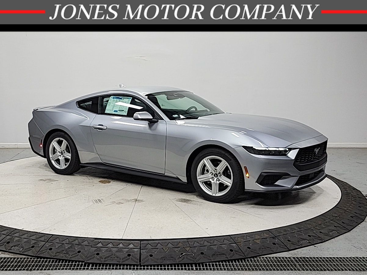 Iconic Silver Metallic 2026 Ford Mustang Coupe Rear-Wheel Drive Automatic