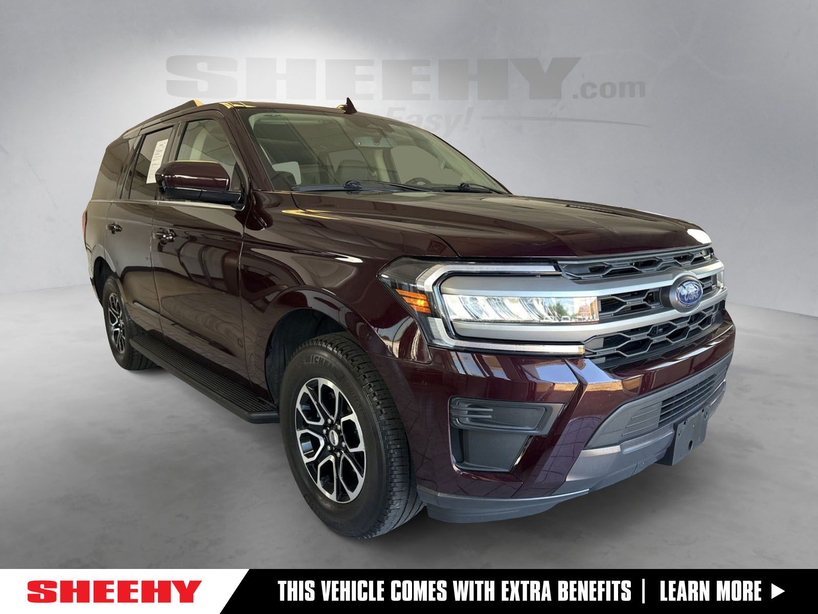 Jewel Red Metallic Tinted Clearcoat 2024 Ford Expedition XLT 4WD SUV / Crossover Four-Wheel Drive Automatic