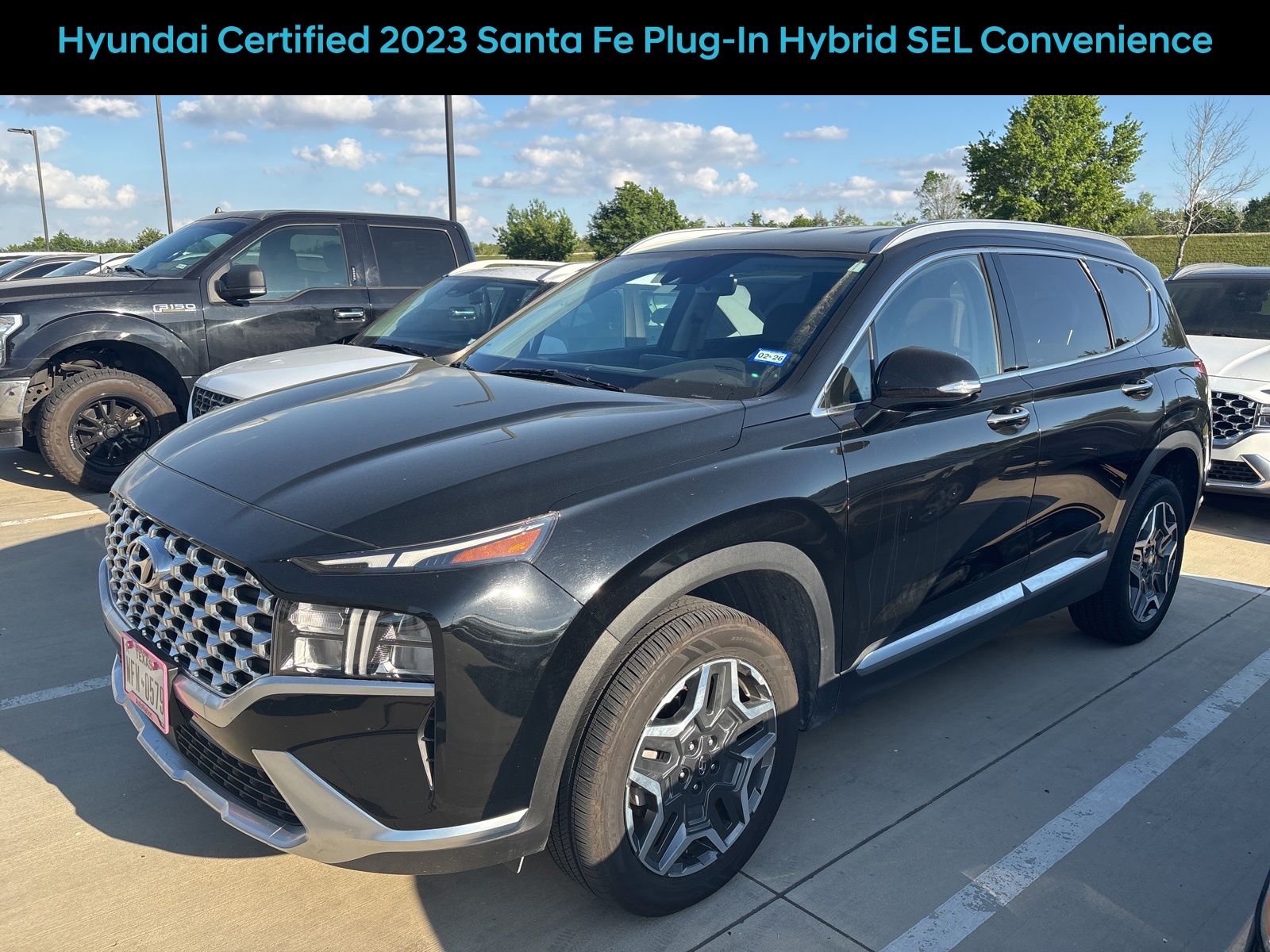 Black Noir Pearl 2023 Hyundai Santa Fe Hybrid Plug-In SEL Convenience AWD SUV / Crossover All-Wheel Drive 6-Speed Automatic