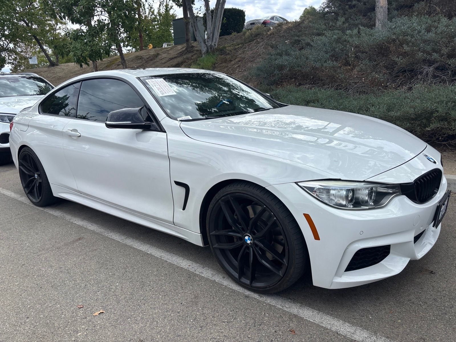 Alpine White 2014 BMW 4 Series Coupe Rear-Wheel Drive 8-Speed Automatic
