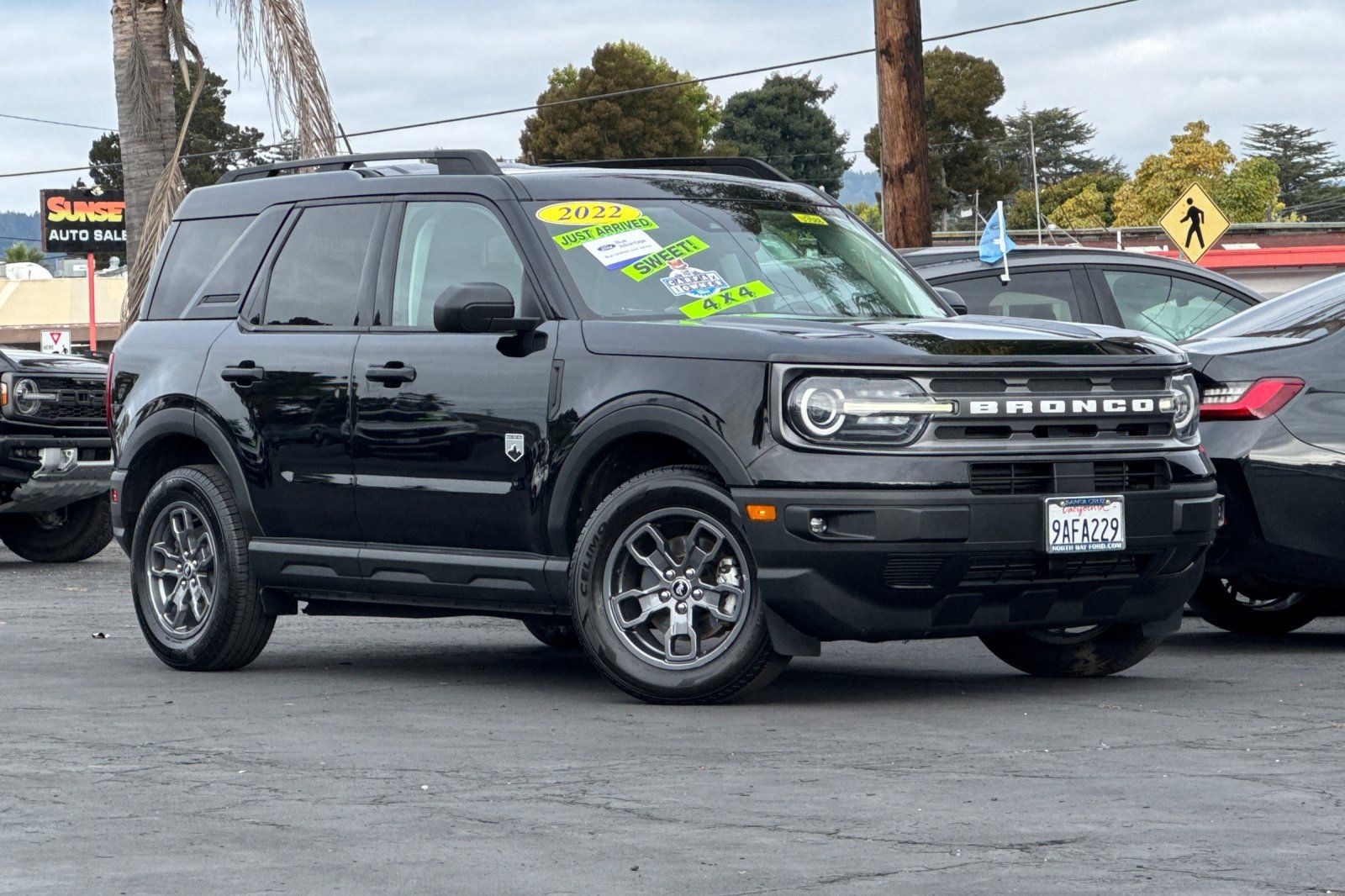 Shadow Black 2022 Ford Bronco Sport SUV / Crossover All-Wheel Drive 8-Speed Automatic