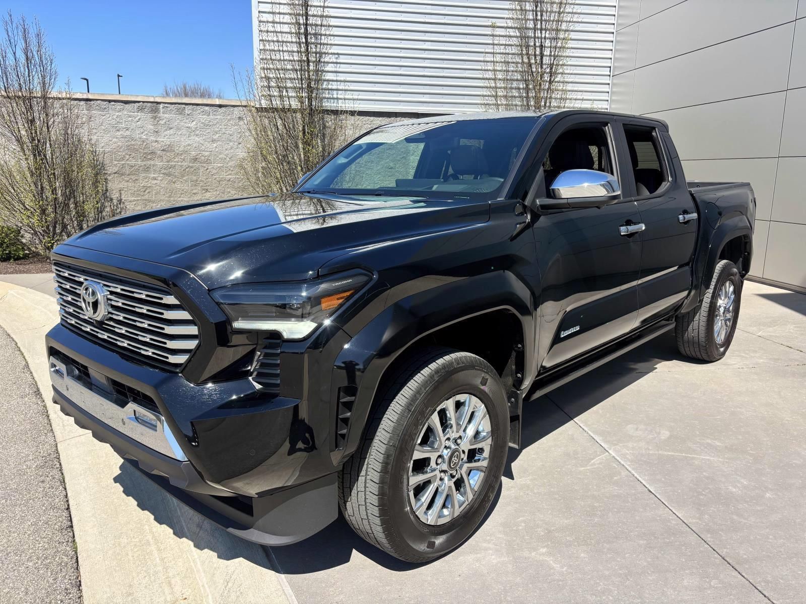 Black 2024 Toyota Tacoma Limited Double Cab 4WD Pickup Truck Four-Wheel Drive 8-Speed Automatic