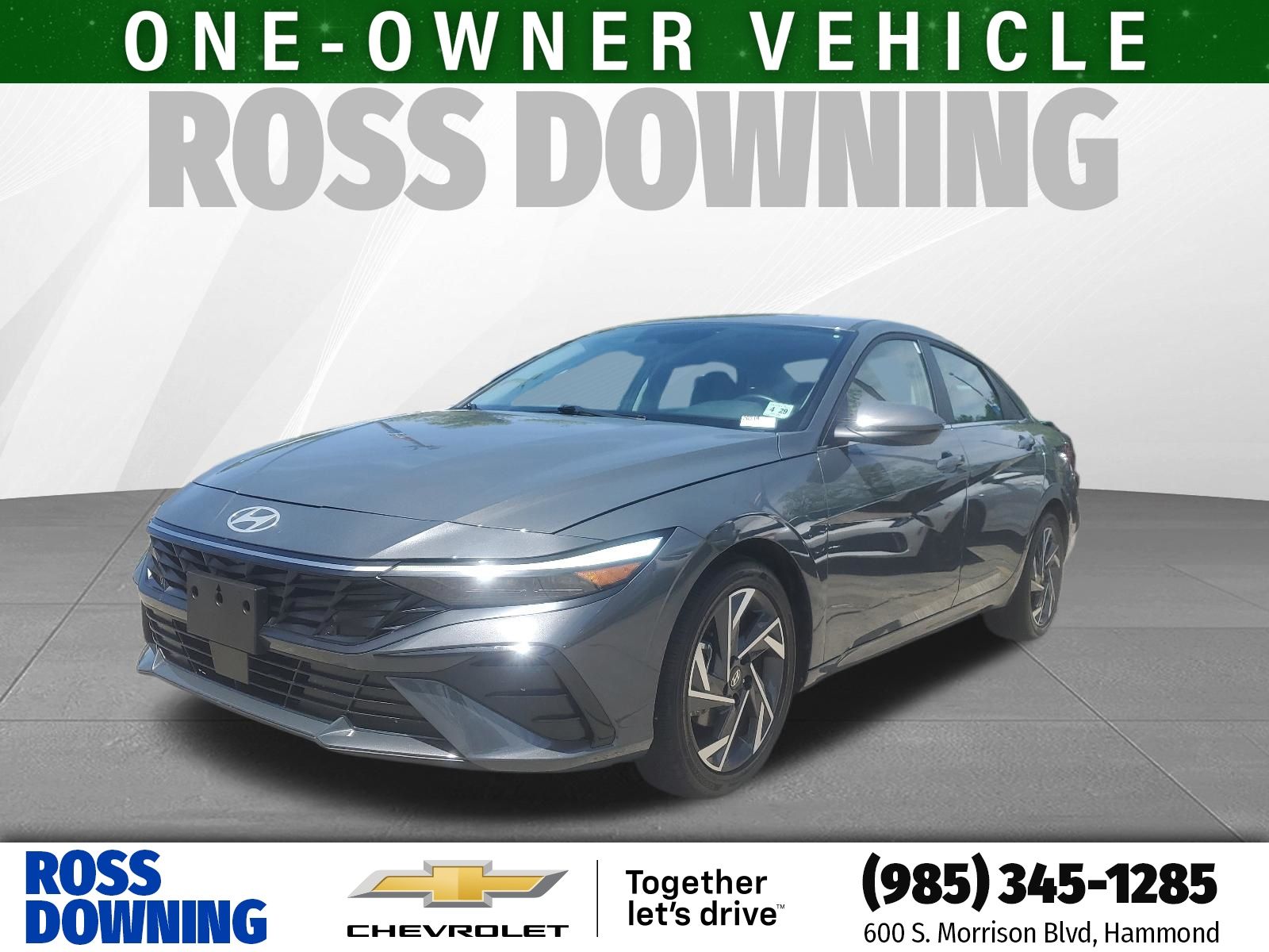 2025 Hyundai Elantra SEL Convenience Gray at Toyota of Kenner