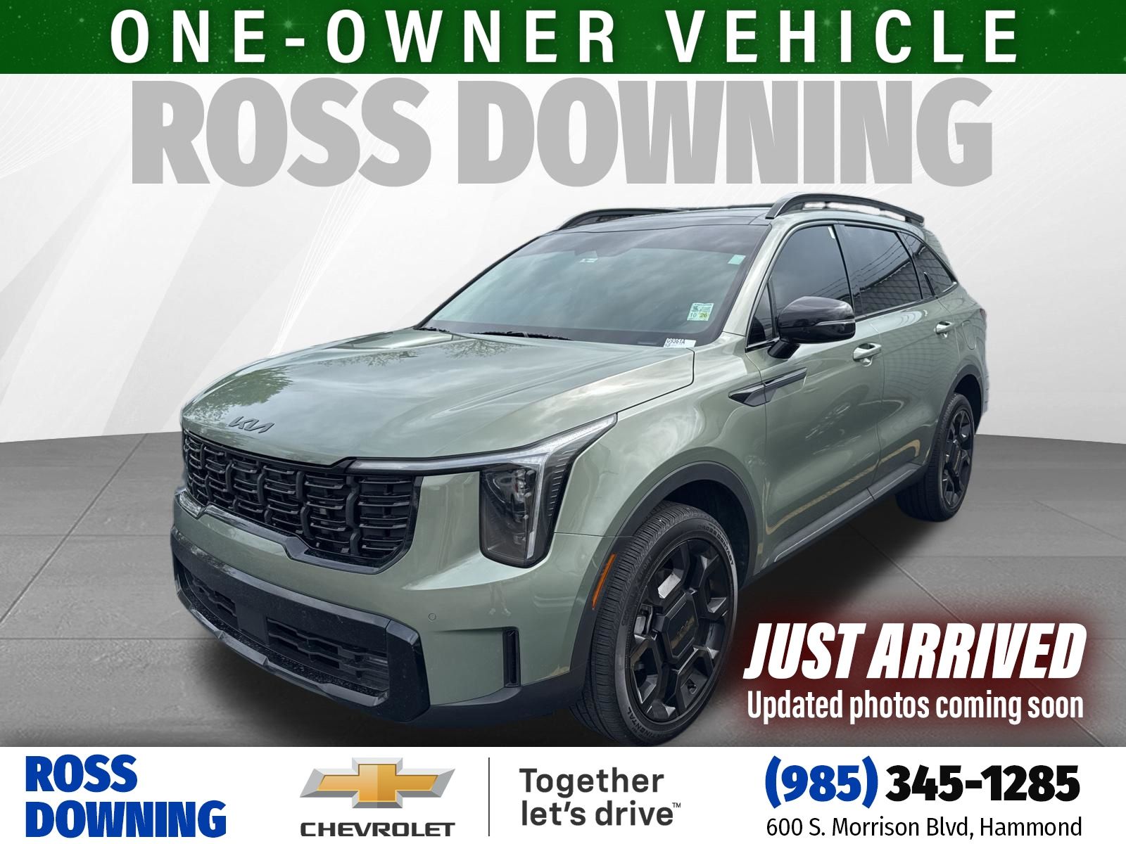 Jungle Green 2026 Kia Sorento EX AWD SUV / Crossover All-Wheel Drive 8-Speed Dual Clutch