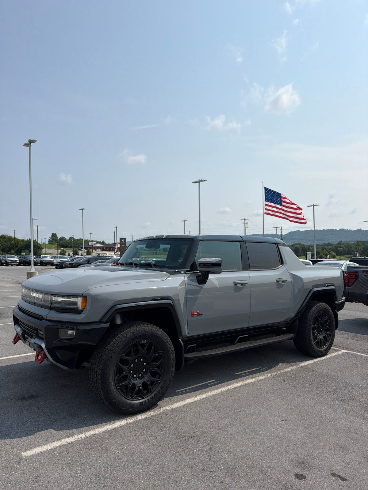 Meteorite Metallic (Grey) 2025 GMC Hummer EV Pickup Pickup Truck All-Wheel Drive 1-Speed Automatic