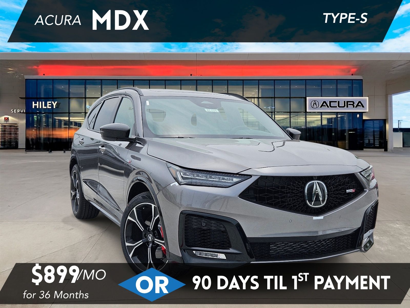 Liquid Carbon Metallic 2026 Acura MDX SUV / Crossover All-Wheel Drive Automatic