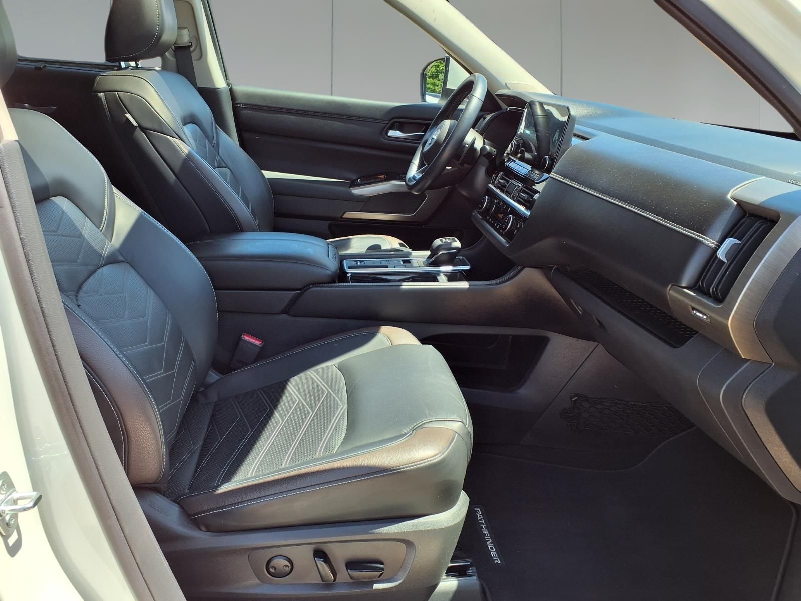 2023 Nissan Pathfinder Platinum White at Central Houston Nissan
