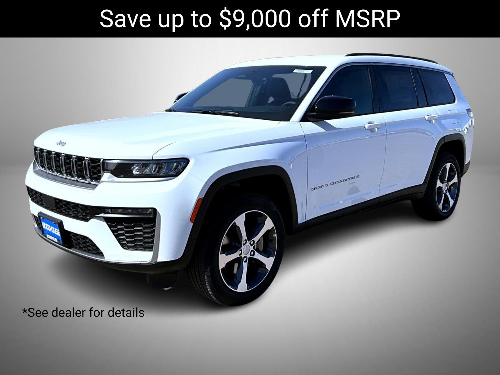 Bright White Clearcoat 2026 Jeep Grand Cherokee L SUV / Crossover Four-Wheel Drive 8-Speed Automatic