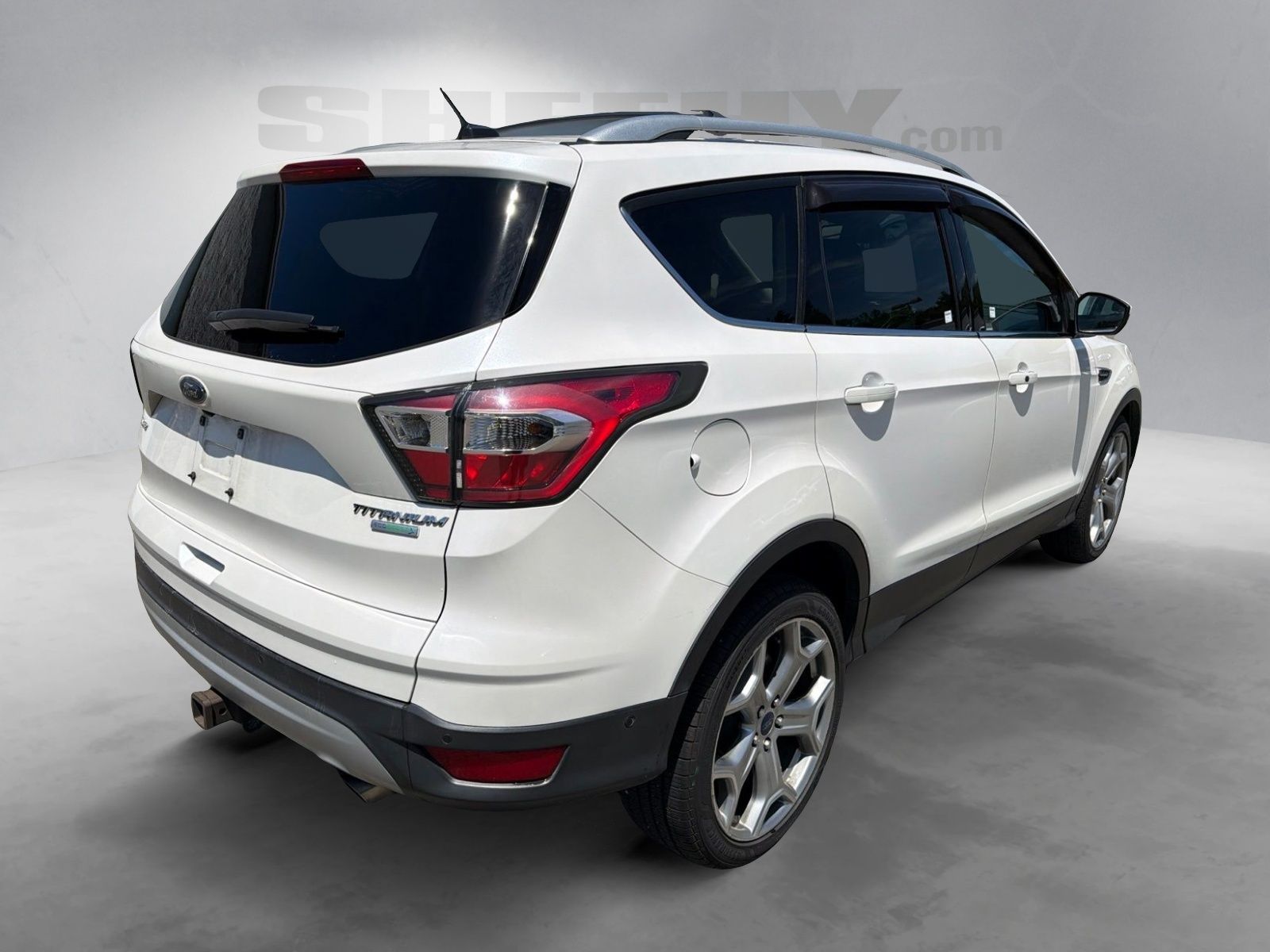 Used 2017 White Platinum Clearcoat Metallic Ford Titanium image 12