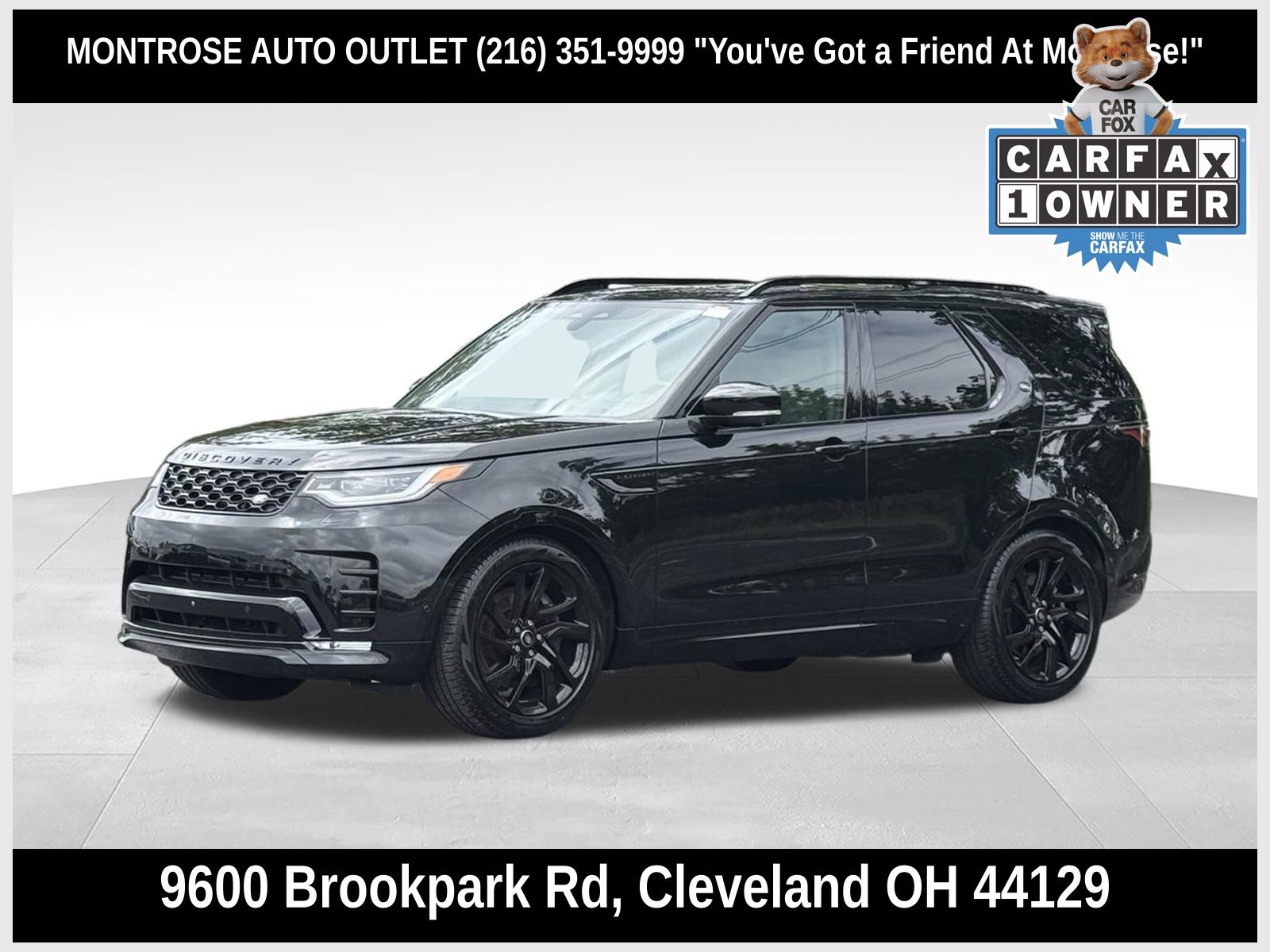 Black 2025 Land Rover Discovery SUV / Crossover All-Wheel Drive 8-Speed Automatic