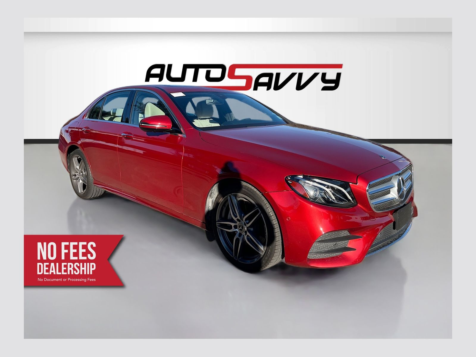Red 2020 Mercedes-Benz E-Class Sedan All-Wheel Drive 9-Speed Automatic