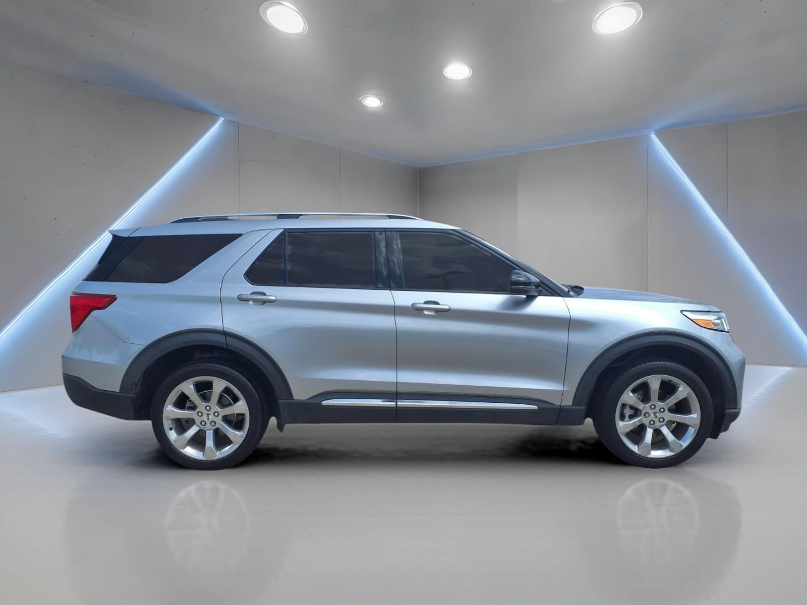 2020 Ford Explorer Platinum Silver at Wharton Ford