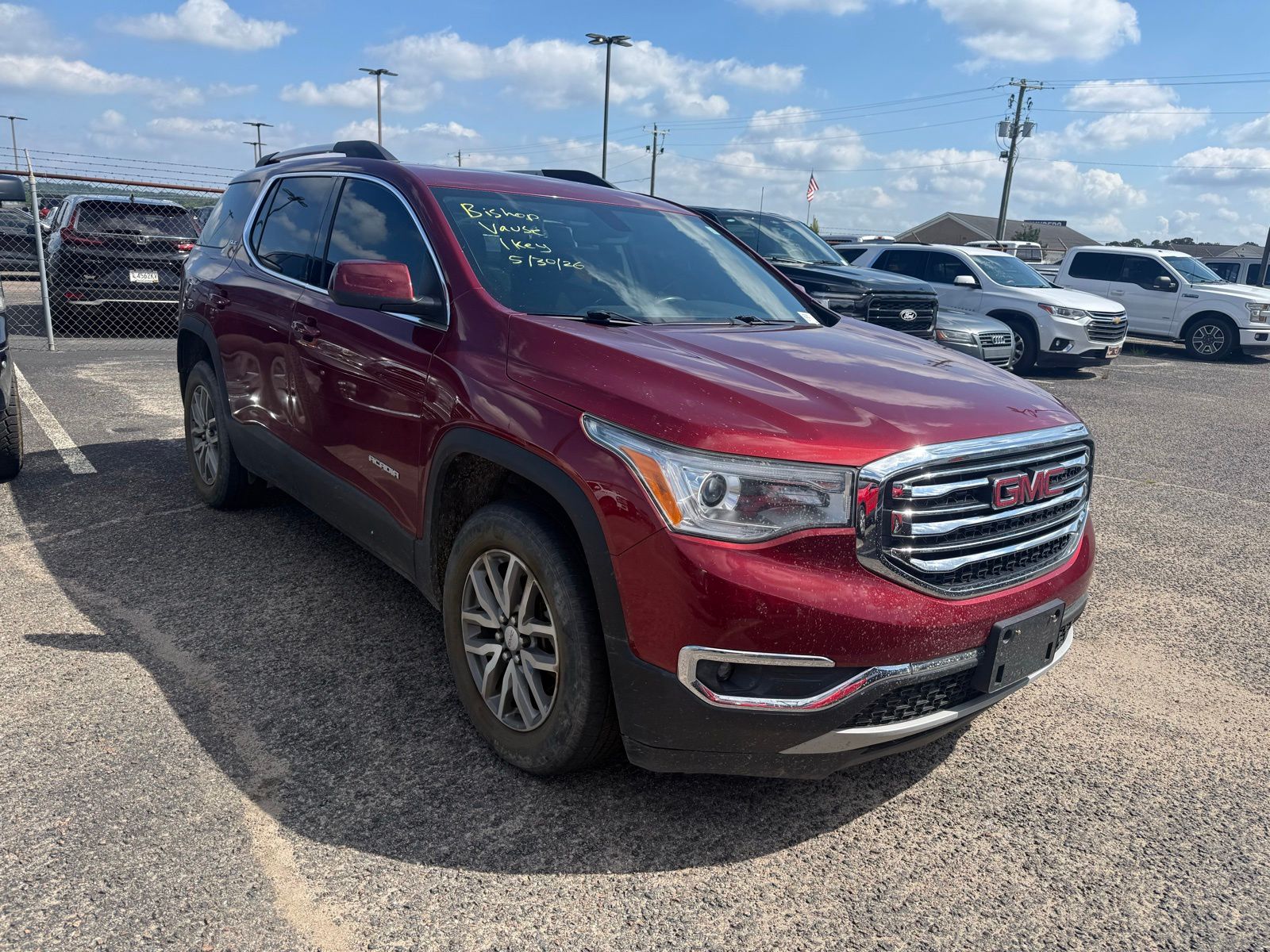 Crimson Red Tintcoat 2017 GMC Acadia SUV / Crossover Four-Wheel Drive 6-Speed Automatic