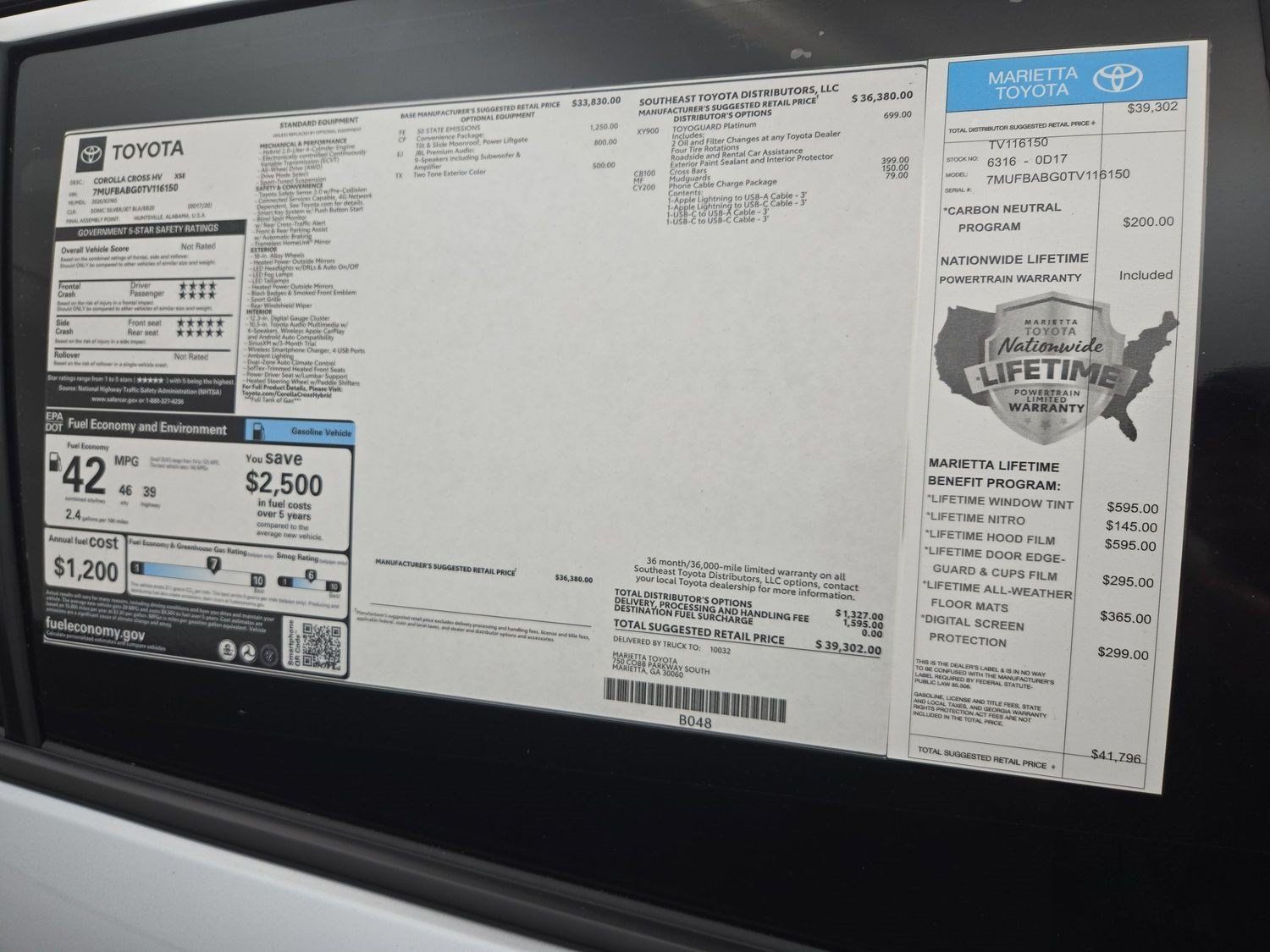 New 2026 Toyota Corolla Cross Hybrid SUV
