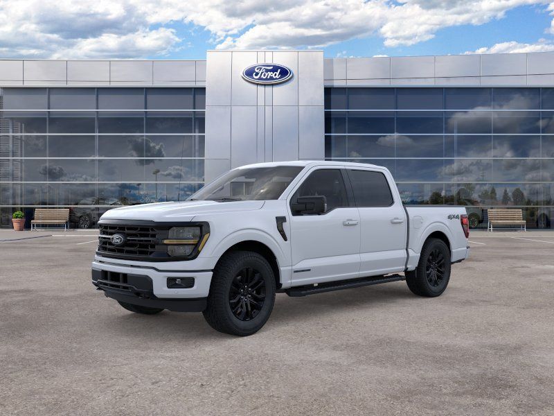 White Metallic 2025 Ford F-150 Pickup Truck Four-Wheel Drive Automatic