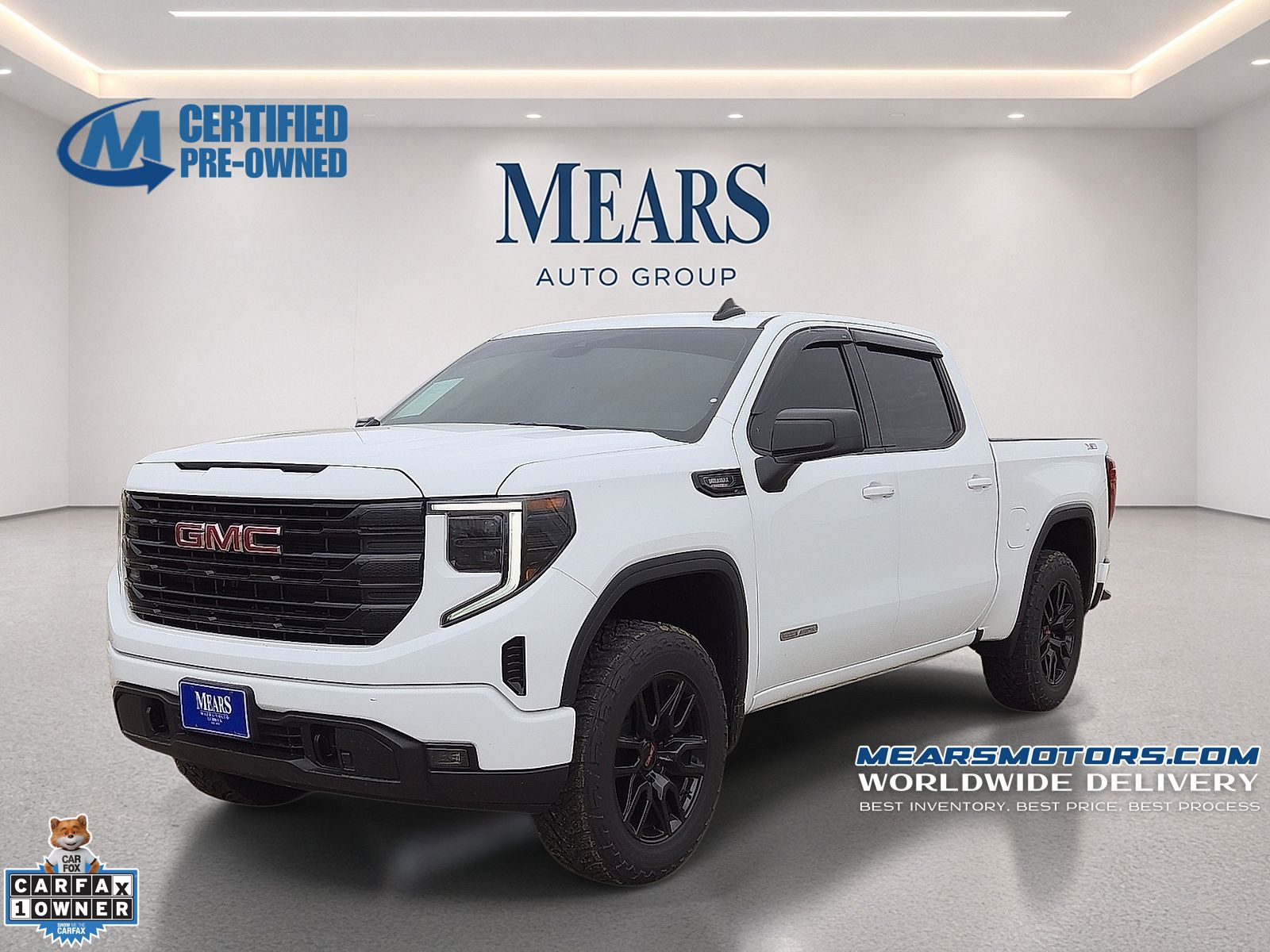 Summit White 2024 GMC Sierra 1500 Pickup Truck Four-Wheel Drive Automatic