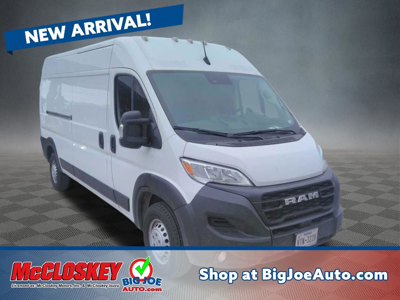Bright White Clearcoat 2025 RAM ProMaster Van 9-Speed Automatic