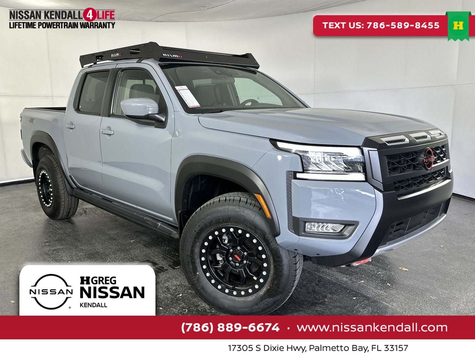 Boulder Gray Pearl 2025 Nissan Frontier Pickup Truck Four-Wheel Drive 9-Speed Automatic Overdrive