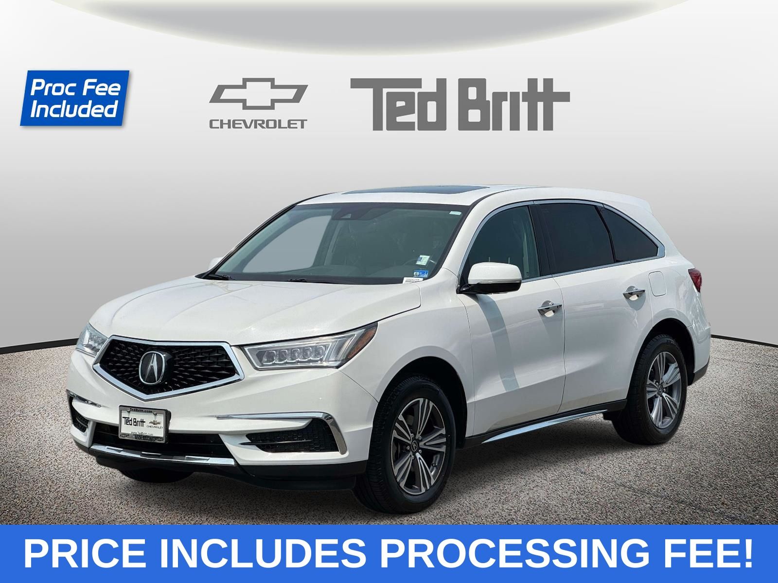 White 2020 Acura MDX SUV / Crossover Front-Wheel Drive 9-Speed Automatic