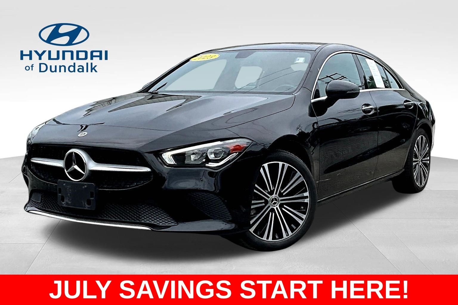 Black 2023 Mercedes-Benz CLA Coupe All-Wheel Drive 7-Speed Automatic