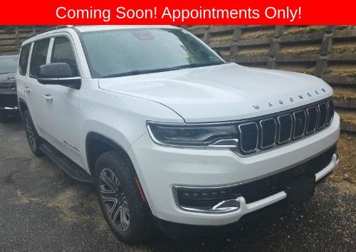 Bright White Clearcoat 2023 Jeep Wagoneer 4WD SUV / Crossover Four-Wheel Drive 8-Speed Automatic