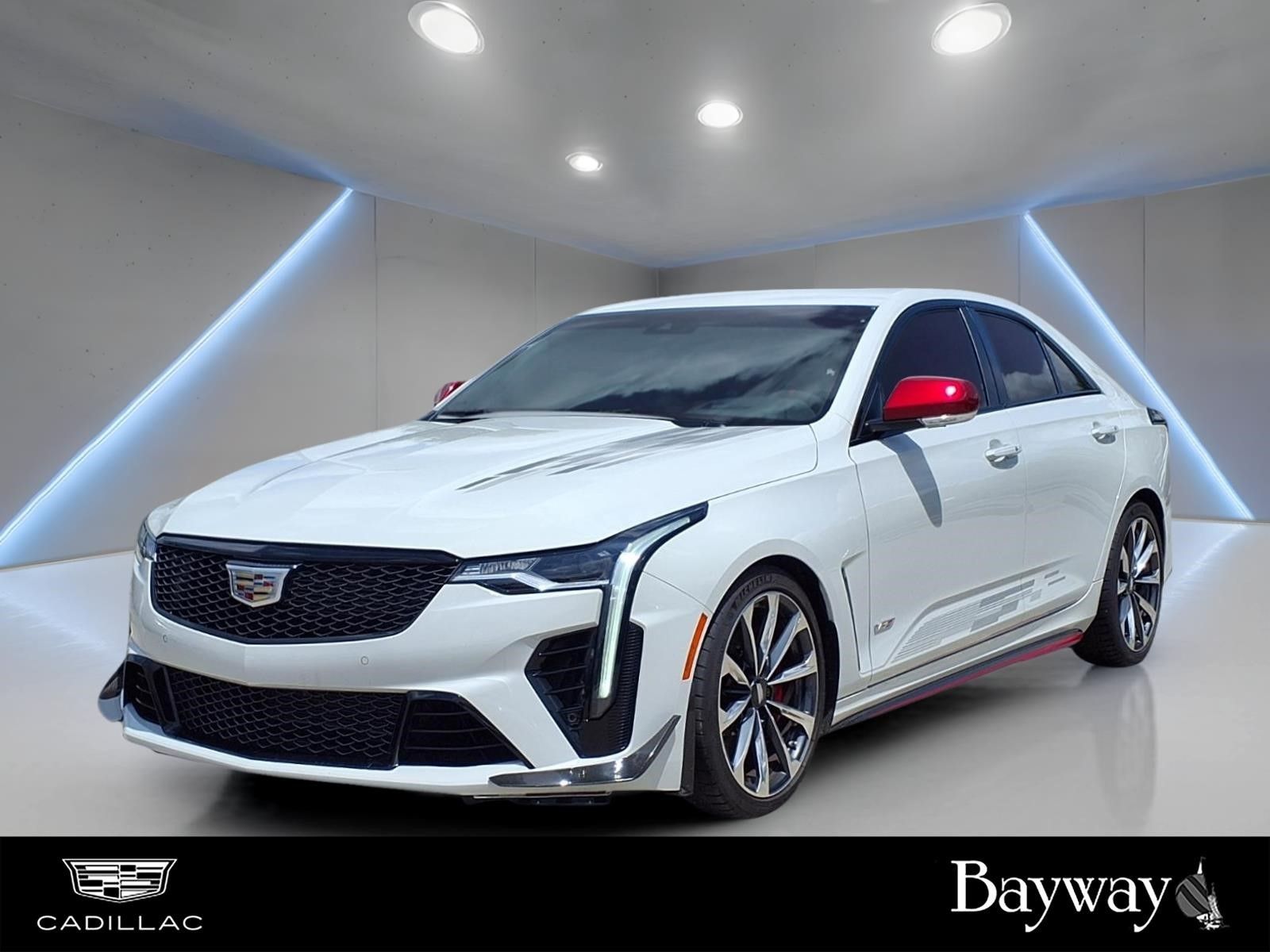 2023 Cadillac CT4 V-Series White at DeMontrond Automotive Group