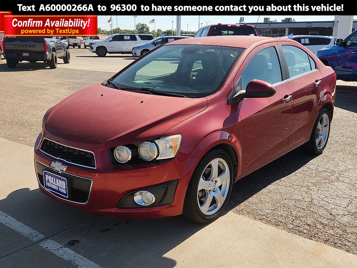 2012 Chevrolet Sonic LTZ 2LZ Sedan FWD