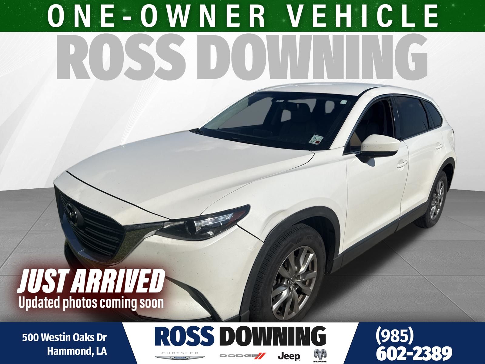 Snowflake White Pearl Mica 2016 Mazda CX-9 Touring SUV / Crossover Front-Wheel Drive 6-Speed Automatic