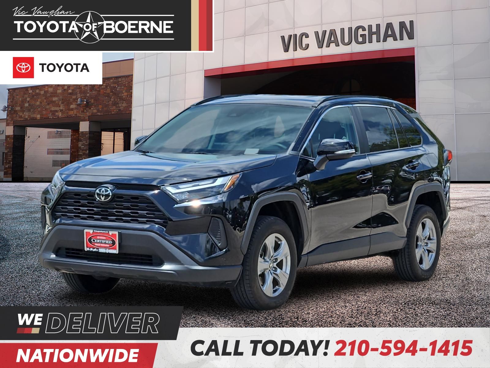 Midnight Black Metallic 2024 Toyota RAV4 SUV / Crossover Front-Wheel Drive 8-Speed Automatic