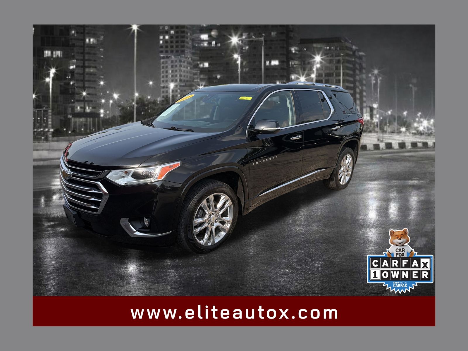 Mosaic Black Metallic 2018 Chevrolet Traverse SUV / Crossover Four-Wheel Drive 9-Speed Automatic