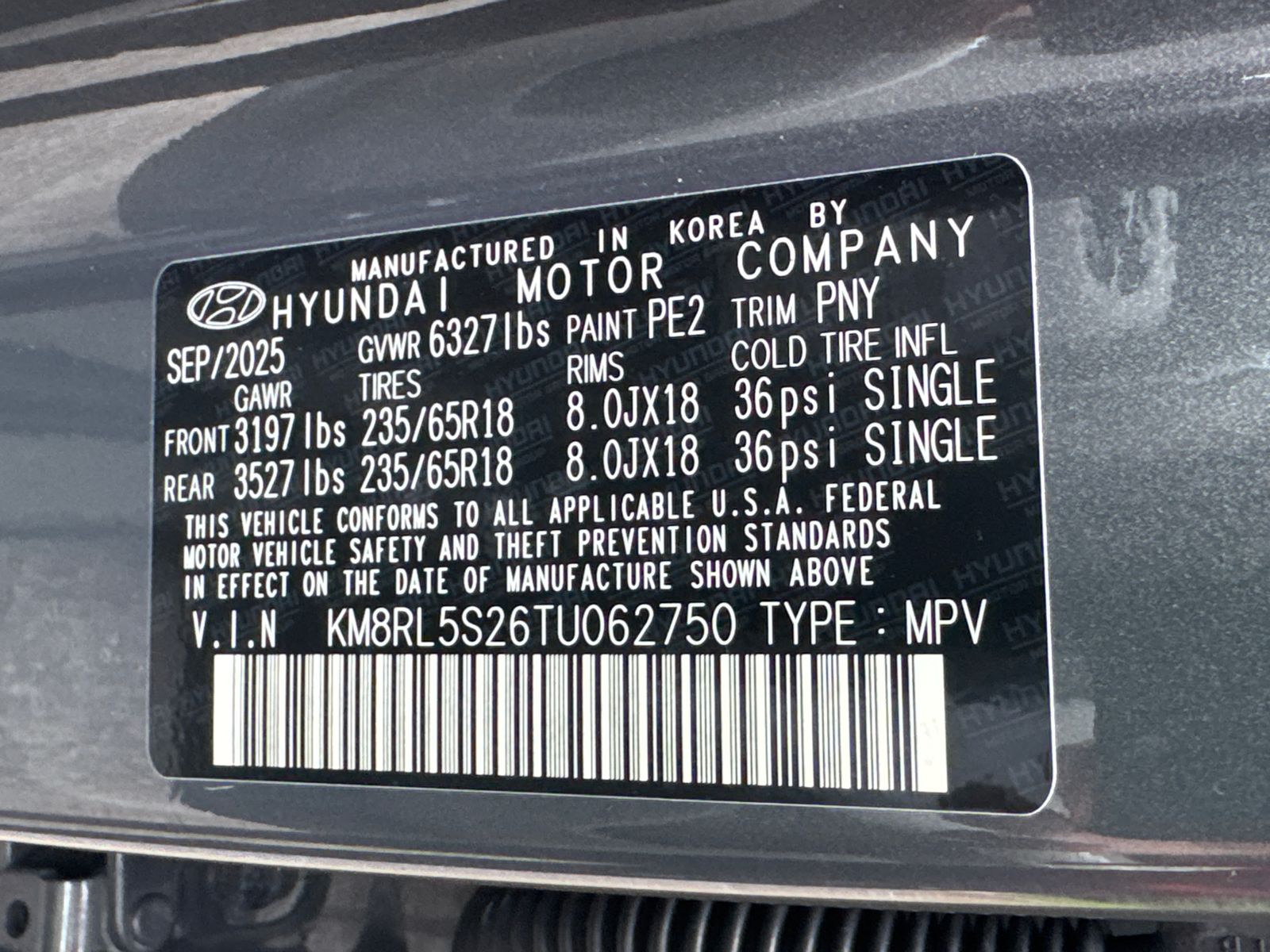 Used 2026 Gray Hyundai SEL image 32