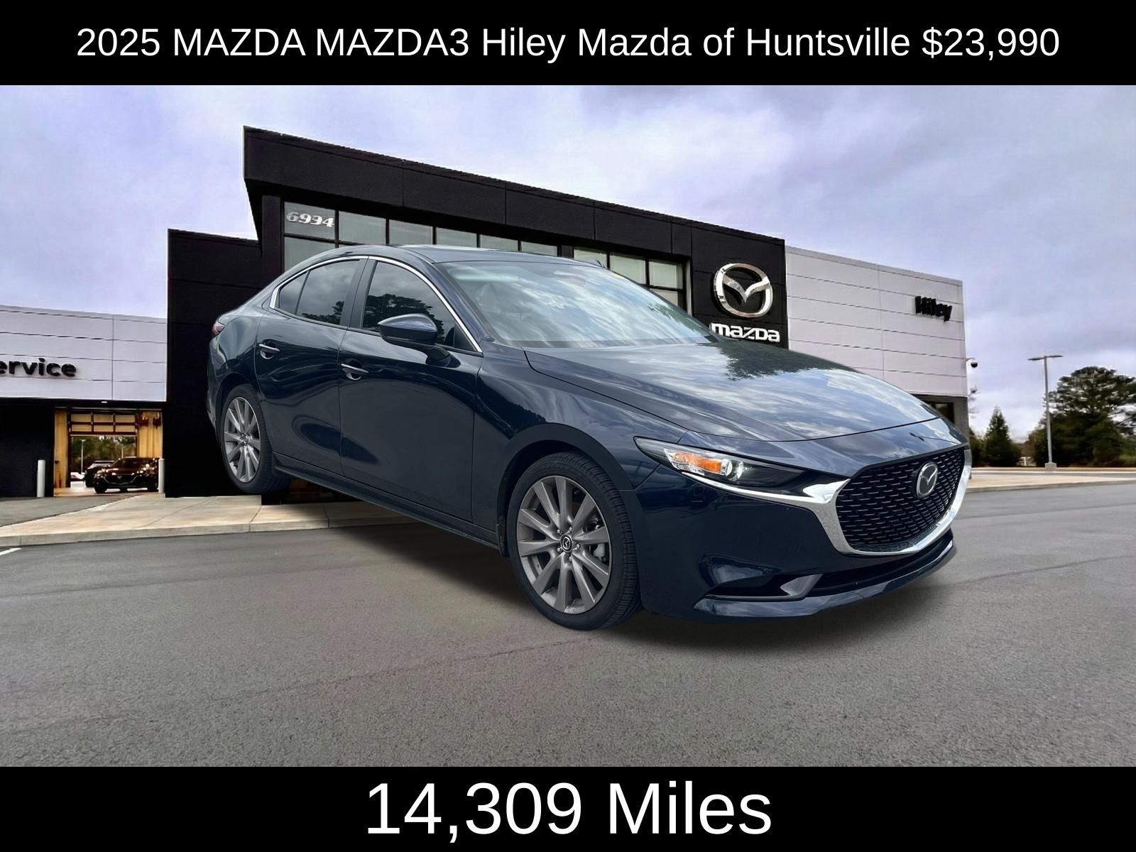 Deep Crystal Blue Mica 2025 Mazda MAZDA3 2.5 S Preferred Sedan FWD Sedan Front-Wheel Drive 6-Speed Automatic