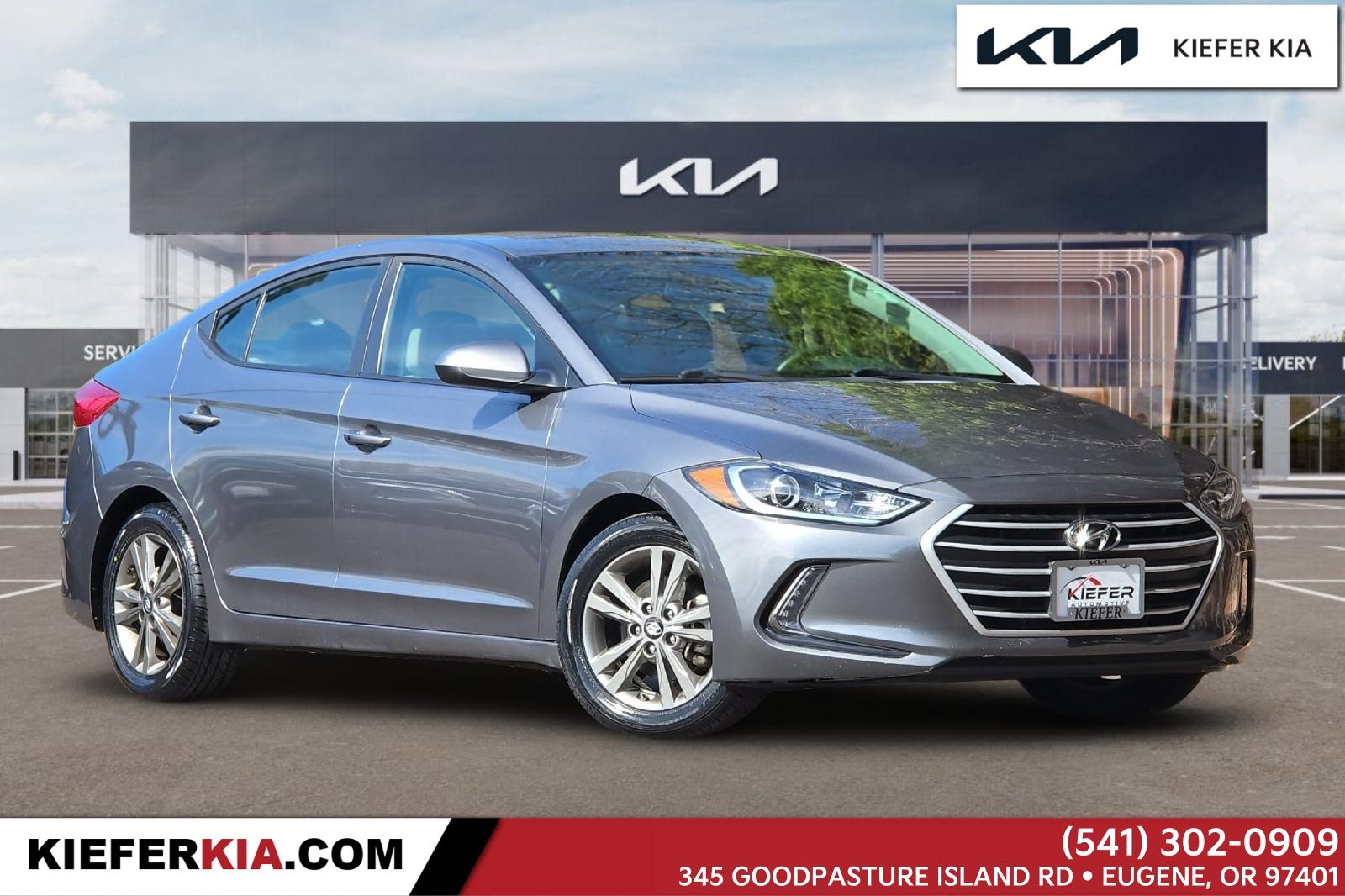 Machine Gray 2018 Hyundai Elantra Value Edition FWD Sedan Front-Wheel Drive 6-Speed Automatic