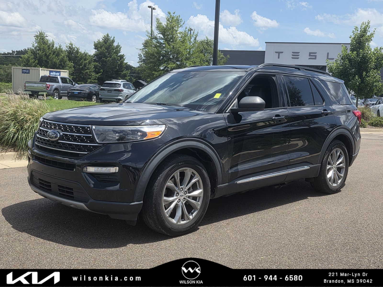 Black Metallic 2020 Ford Explorer SUV / Crossover Rear-Wheel Drive Automatic