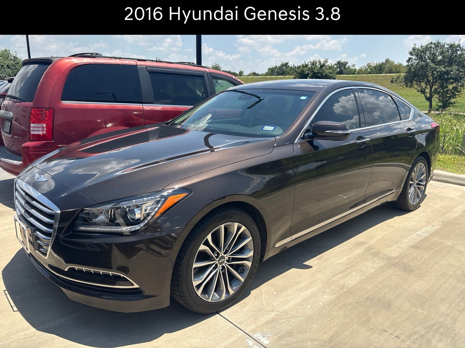 Manhattan Brown 2016 Hyundai Genesis Sedan 8-Speed Automatic