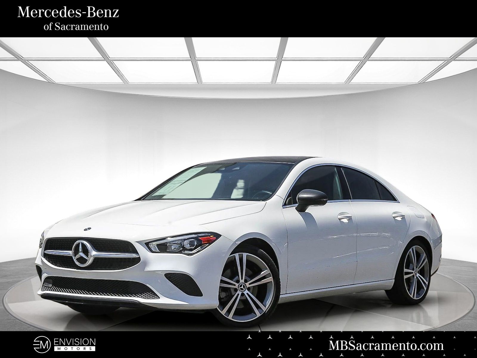 Polar White 2020 Mercedes-Benz CLA Coupe Front-Wheel Drive 7-Speed Automatic