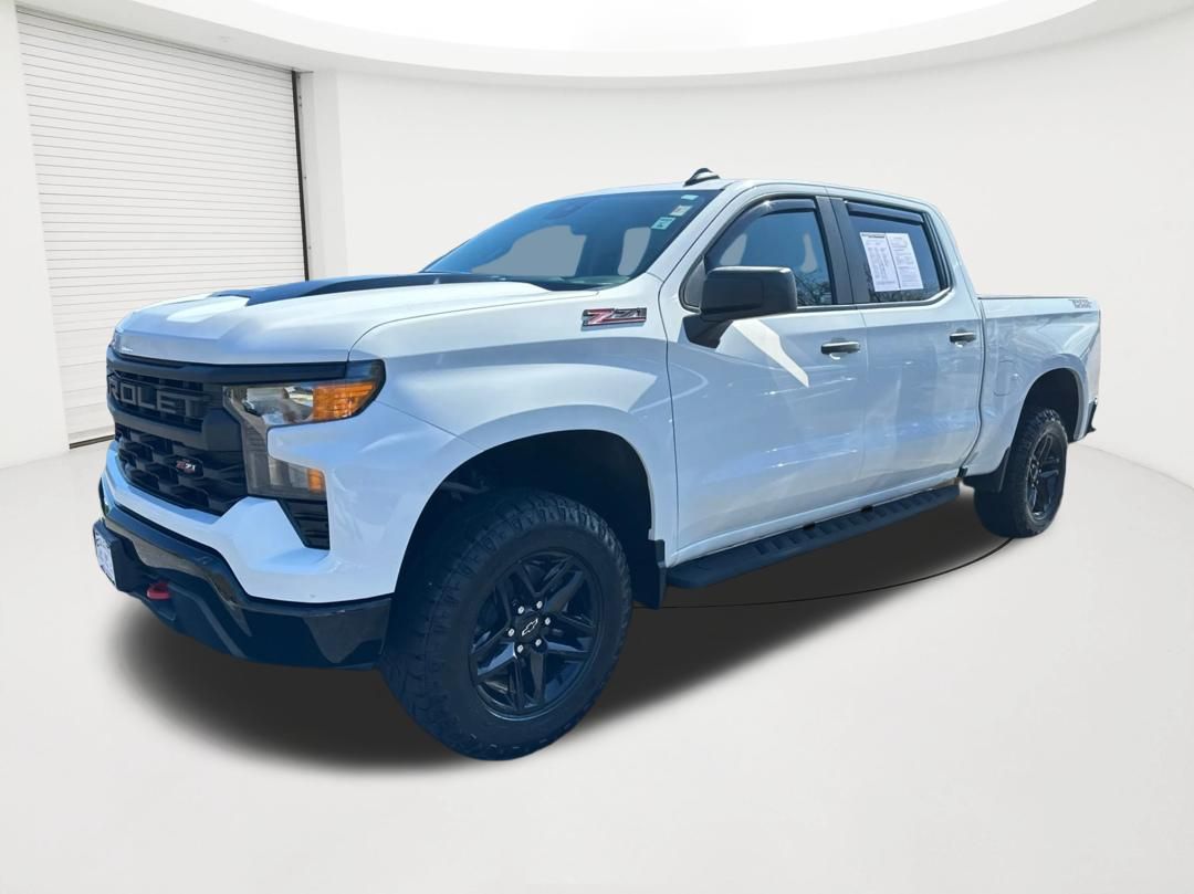 Summit White 2023 Chevrolet Silverado 1500 Pickup Truck Four-Wheel Drive 8-Speed Automatic