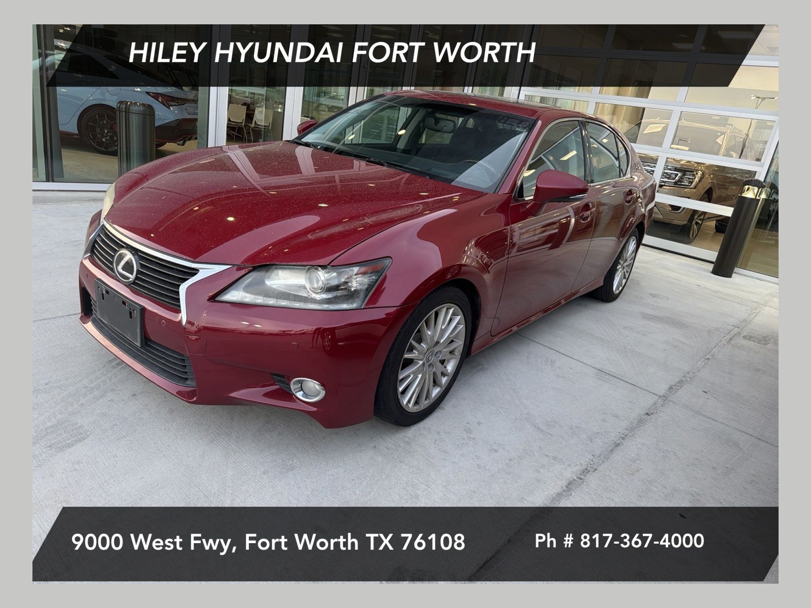 Riviera Red 2013 Lexus GS Sedan Rear-Wheel Drive 6-Speed Automatic