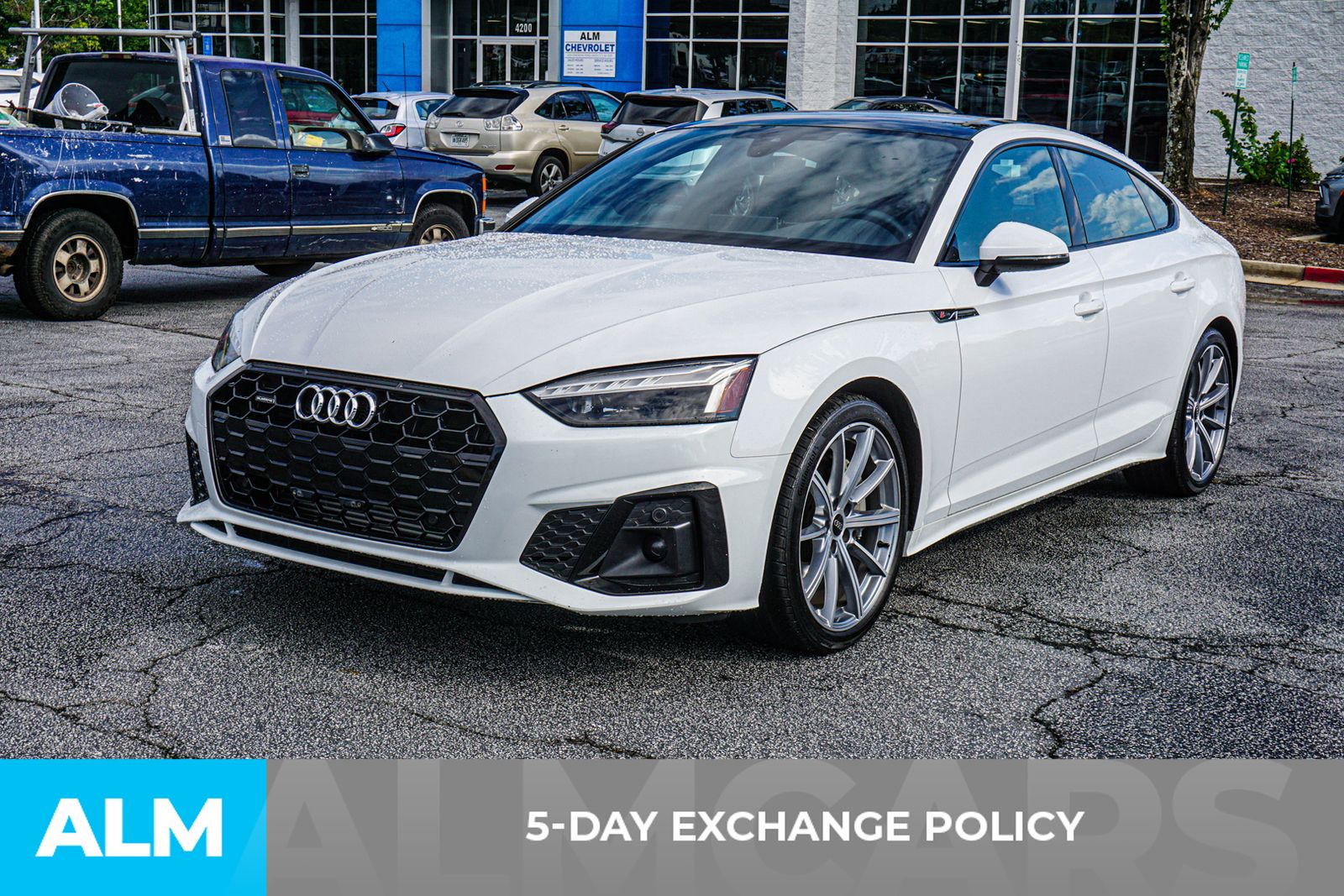 Used 2025 White Audi 45 S line Premium Plus image 4